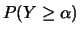 $ \alpha\ge\sigma^2$