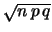 $ \binom{n}{x} \,
p^x\, q^{n-x}$