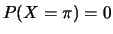 $ P(X=0.000\ldots)=0$