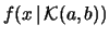 $\displaystyle x = k\, (b-a) = 1. $