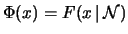 $ \Phi(x)$