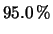 $\displaystyle P(\mu - 1.96\,\sigma \le X \le \mu + 1.96\,\sigma)$