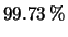 $\displaystyle P(\mu - 3\sigma \le X \le \mu + 3\sigma)$