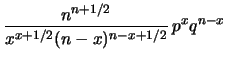 $\displaystyle n\,q-\Delta\,,$