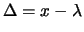 $ \lambda\rightarrow\infty$