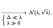 $\displaystyle -\frac{\Delta^2}{2\,\lambda}\,,$