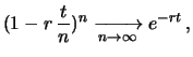 $\displaystyle (1-p)^n$