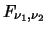 $\displaystyle (\nu_1,\nu_2))=\frac{\nu_1^{\frac{\nu_1}{2}} \nu_2^{\frac{\nu_2}{...
...2}}} \hspace{1.0cm}\begin{array}{l} x\ge 0 \\  \nu_1,\,\nu_2 > 0 \end{array}\,,$