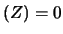 $ Z=(X-\mu)/\sigma$