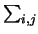 $\displaystyle \sum_{i,j} f(x_i,y_j) =1\,.$