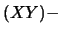 $\displaystyle \left[X\cdot Y-X\cdot \mbox{E}(Y)-Y\cdot\mbox{E}(X)+
\mbox{E}(X)\cdot \mbox{E}(Y)\right]$