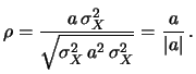 $\displaystyle a\, \sigma_X^2$