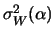 $\displaystyle \sigma_W^2(\alpha) = \sigma^2_X + \alpha^2\sigma^2_Y + 2\,\alpha\,\sigma_{XY}\ge 0\,.$