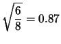 $\displaystyle \frac{24}{8} - \left(\frac{12}{8}\right)^2 =
\frac{6}{8}$