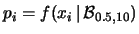 $ p\pm\sqrt{p\,q}/\sqrt{n}$