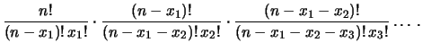 $ \binom{n-x_1}{x_2}$