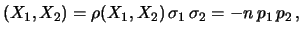 $ \rho(X_1,X_2)$