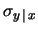 $\displaystyle \mu_y+\rho\frac{\sigma_y}{\sigma_x}(x-\mu_x)$