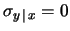 $\displaystyle \sigma_y\sqrt{1-\rho^2}\,.$