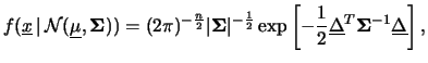 $ \vert{\bf\Sigma}\vert$