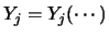 $\displaystyle f(x_1, x_2,\ldots, x_n)\xrightarrow[Y_j = Y_j(X_1, X_2,\ldots, X_n)]{}f(y_1, y_2,\ldots, y_m)\,,$
