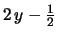 $ \frac{X}{2}+\frac{1}{4}$