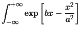 $\displaystyle f(z) = \int_{-\infty}^{+\infty}
\frac{1}{2\,\pi\,\sigma_X\sigma_...
...\frac{(x-\mu_X)^2}{2\,\sigma_X^2}
-\frac{(z-x-\mu_Y)^2}{2\,\sigma_Y^2}\right]\,$