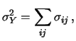 $\displaystyle (X_i) + \sum_{i\ne j}$