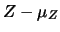 $\displaystyle \alpha_1(X_1-\mu_1) + \alpha_2(X_2-\mu_2)$