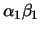 $\displaystyle \left[\alpha_1\beta_1(X_1-\mu_1)^2\right]$