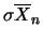 $ \mu_{\overline{X}_n}$