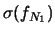 $\displaystyle (f_{N}) = p\,.$