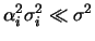 $\displaystyle \left\{\begin{array}{l} \mu=\sum_i\alpha_i \mu_i \\
\sigma^2=\sum_i\alpha_i^2 \sigma_i^2
\end{array}\right.$