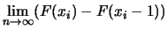 $\displaystyle P(X=x_i) = f(x_i)$