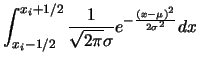 $\displaystyle \lim_{n\rightarrow\infty}(F(x_i) - F(x_i-1))$