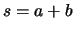 $ p=2\,a+2\,b$