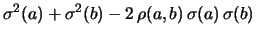 $\displaystyle \sigma^2(d)$