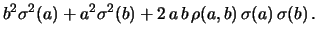 $\displaystyle \sigma^2(A)$