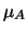 $\displaystyle f(\mu\,\vert\,x,\sigma_e, \mu_\circ, \sigma_\circ) = \frac{1}{\sqrt{2\,\pi}\,\sigma_A} \,e^{-\frac{(\mu-\mu_A)^2}{2\,\sigma_A^2}}\, ,$