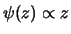 $ \psi^\prime(z)$