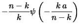 $\displaystyle \psi(a)$