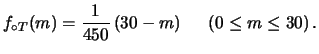 $\displaystyle f_{\circ N}(m) =\frac{2}{\sqrt{2\,\pi}\,\sigma_\circ} \,\exp{\left[-\frac{m^2}{2\,\sigma_\circ^2}\right]} \hspace{1.0cm} (m \ge 0)\,;$