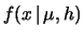 $\displaystyle \mathbf{h}\,,$