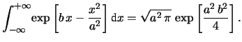 $\displaystyle f(\mu\,\vert\,x)= \int_{-\infty}^{+\infty}\! \frac{1}{\sqrt{2\,\p...
...{2\,\pi}\,\sigma_Z} \exp{\left[-\frac{z^2}{2\,\sigma_Z^2}\right]} \,\rm {d}z\,,$