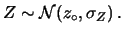 $ \sigma_e/\sqrt{n} \ll \sigma_Z$