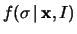 $\displaystyle \int_0^\infty\! f(\mu,\sigma\,\vert\,\mathbf{x},I)\,$