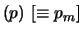 $\displaystyle (p)\,\left[1 - \mbox{E}(p)\right]\,\frac{1}{n+3}\,$