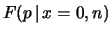 $\displaystyle \frac{(1-p)^n}{\int_0^1\! (1-p)^n\,dp}
= (n+1)\, (1-p)^n ,$