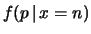 $\displaystyle p^n ,$