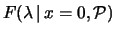 $\displaystyle e^{-\lambda}$